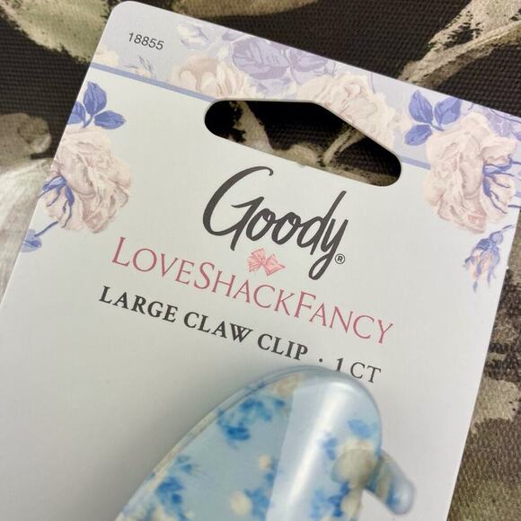 NWT Loveshackfancy & Goody Large Claw Clip in Everblooming Rosettes. - Picture 4 of 13